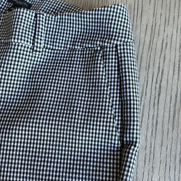 Ann Taylor - Black & White Check Ankle Pants - SZ 8 - Picture 12 of 12